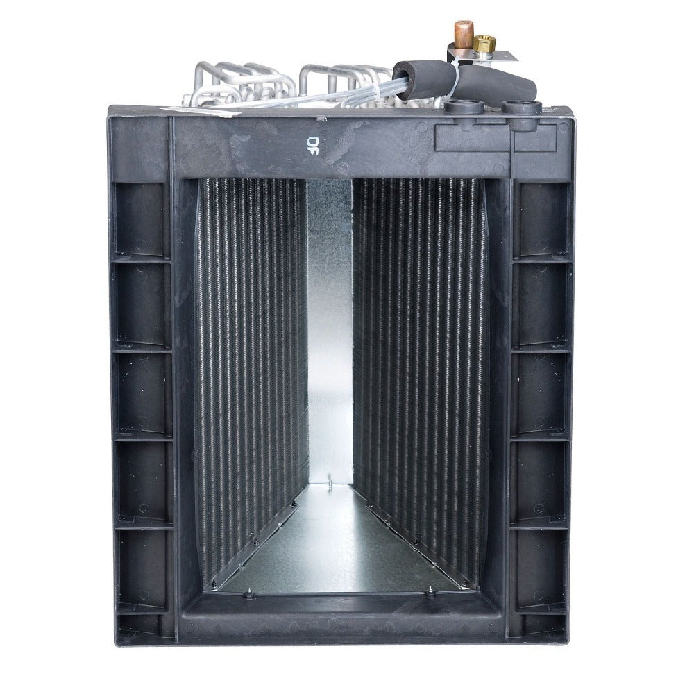 1.5 Ton 15 SEER2 Goodman AC GSXB401810 and 97% AFUE 80,000 BTU Gas Furnace GMVM970803BN Upflow System with Coil CAPTA1818B4 - Coil Inside View