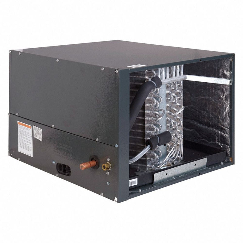 1.5 Ton 14.5 SEER2 Goodman AC GSXB401810 with Modular Blower MBVC1201AA-1 and Horizontal Coil CHPTA1822B4 - Coil Front View