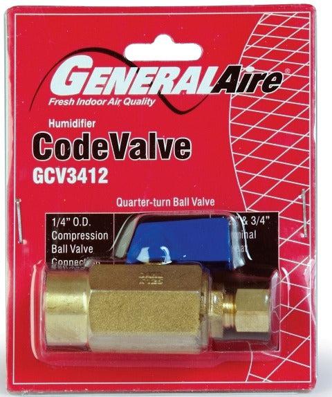 Replacement Code Valve 1/2" or 3/4" to 1/4"
