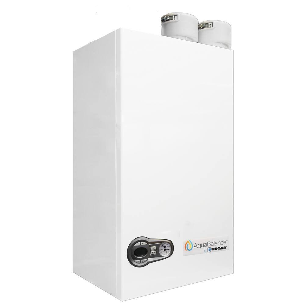 Weil-McLain AB-155H AquaBalance Series 2 155,000 BTU Heat-Only Condensing Gas Boiler - Angled View