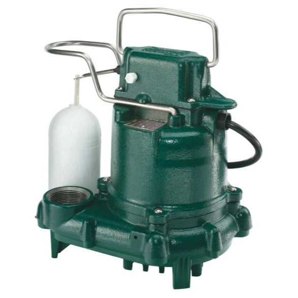 Zoeller M53 Mighty-Mate 1/3 HP 115V Cast Iron Submersible Sump Pump - Main View