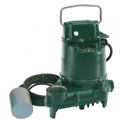 53-0021 - Zoeller 53-0021 - Model N53 Mighty-Mate Non-Automatic Cast Iron Effluent Pump W/ 25 Ft. Cord - 115V, 0.3 HP