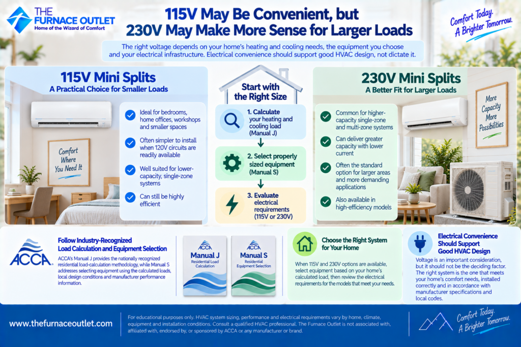 115V May Be Convenient, but 230V May Make More Sense for Larger Loads