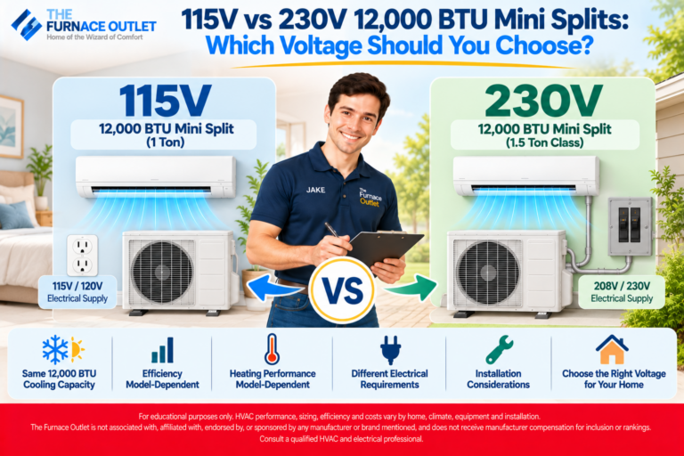 115V vs 230V 12,000 BTU Mini Splits Which Voltage Should You Choose