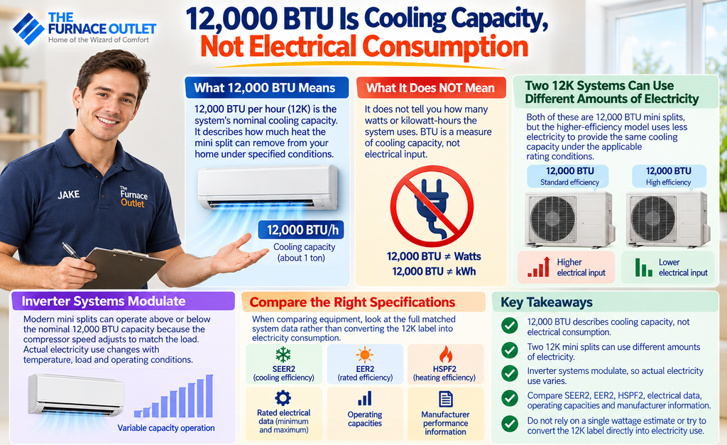 12,000 BTU Cooling Capacity Explained