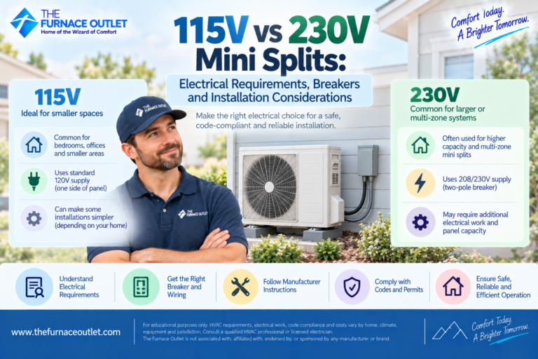15V vs 230V Mini Splits Electrical Requirements, Breakers and Installation Considerations