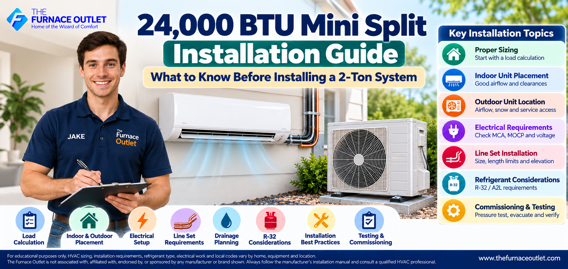 24,000 BTU Mini Split Installation Guide What to Know Before Installing a 2-Ton System