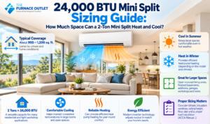 24,000 BTU Mini Split Sizing Guide How Much Space Can a 2-Ton Mini Split Heat and Cool