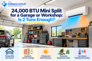 24,000 BTU Mini Split for a Garage or Workshop Is 2 Tons Enough