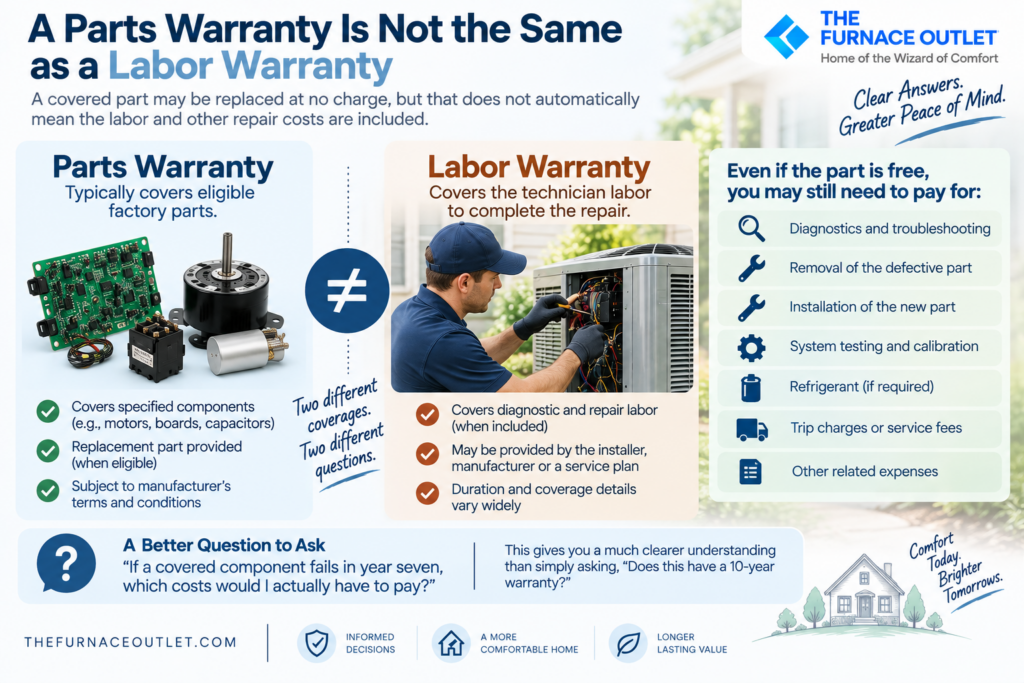 A Parts Warranty Is Not the Same as a Labor Warranty