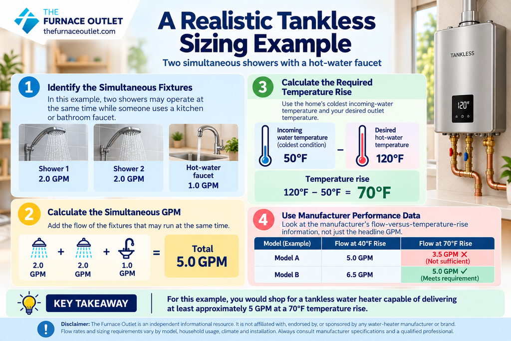 A Realistic Tankless Sizing Example