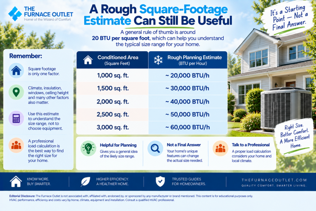 A Rough Square-Footage Estimate Can Still Be Useful