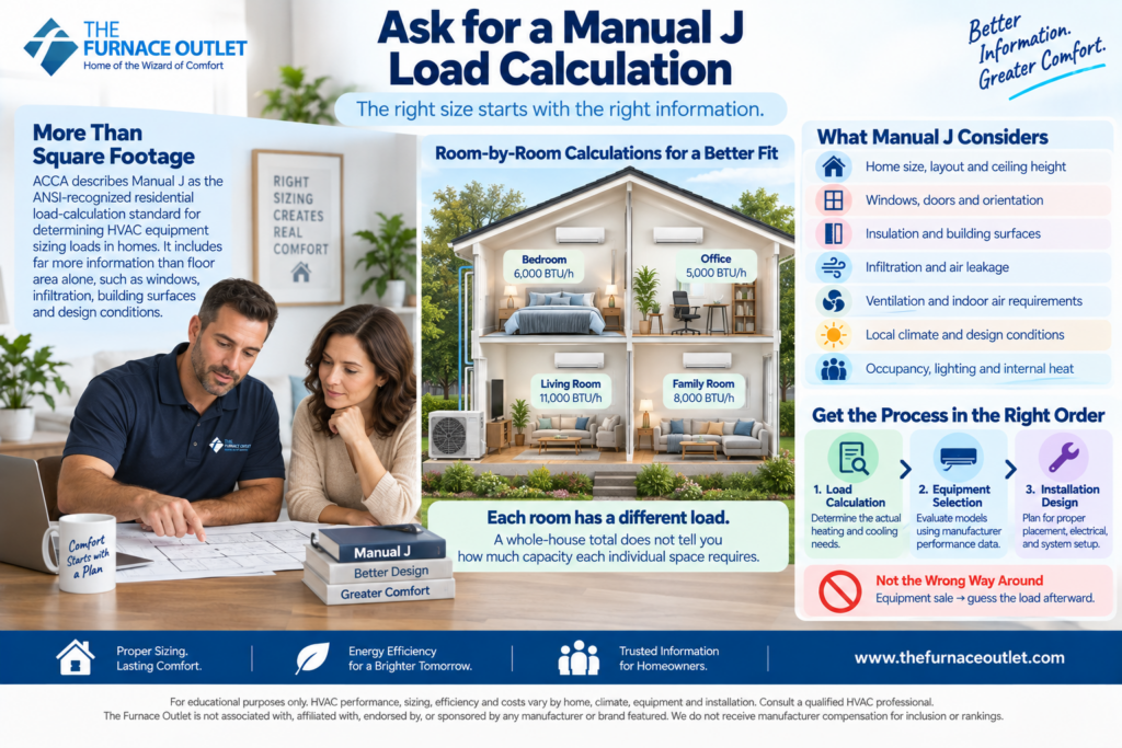 Ask for a Manual J Load Calculation