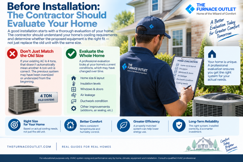 Before Installation: The Contractor Should Evaluate Your Home