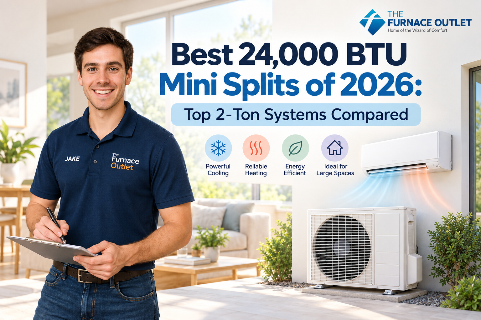 Best 24,000 BTU Mini Splits of 2026 Top 2-Ton Systems Compared