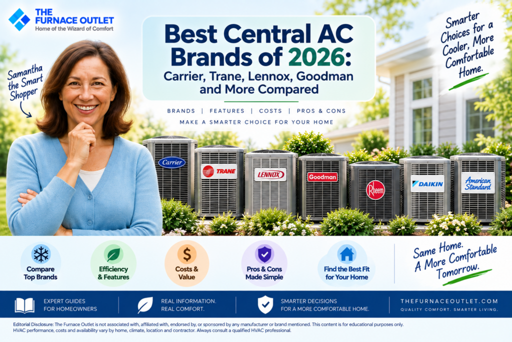 Best Central AC Brands of 2026: Carrier, Trane, Lennox, Goodman and More Compared