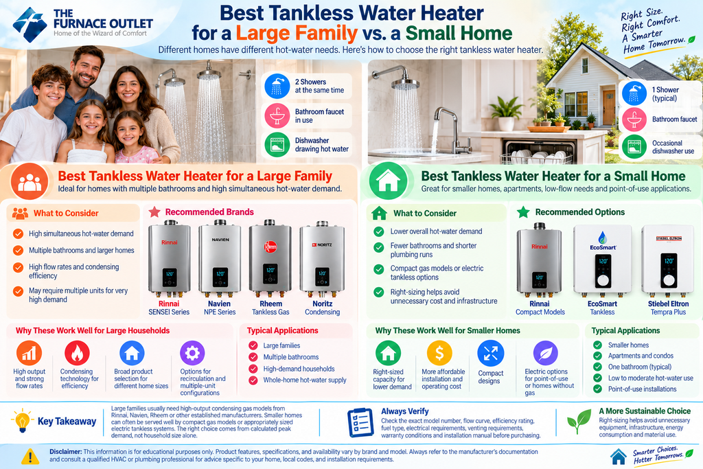 Best Tankless Water Heater for a Large Family