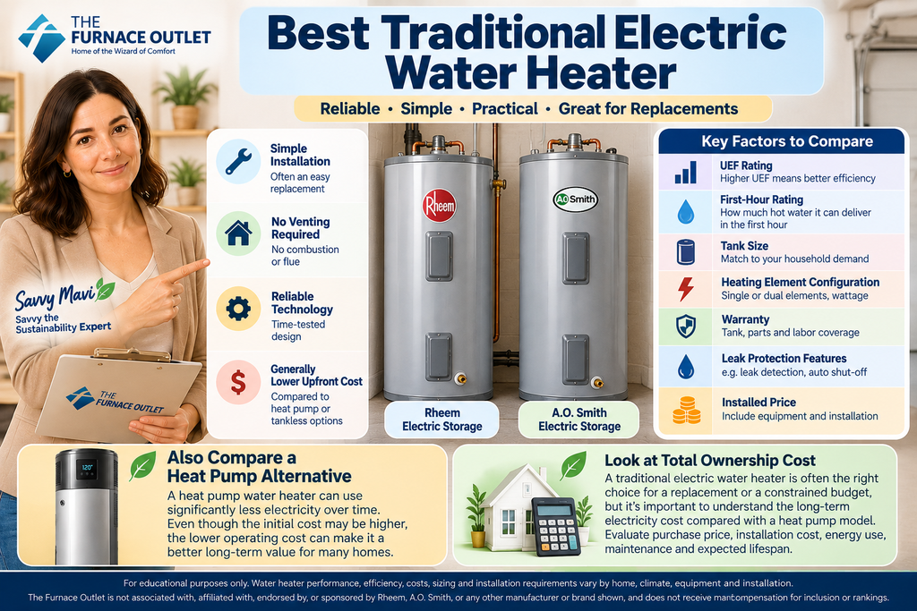 Best Traditional Electric Water Heater