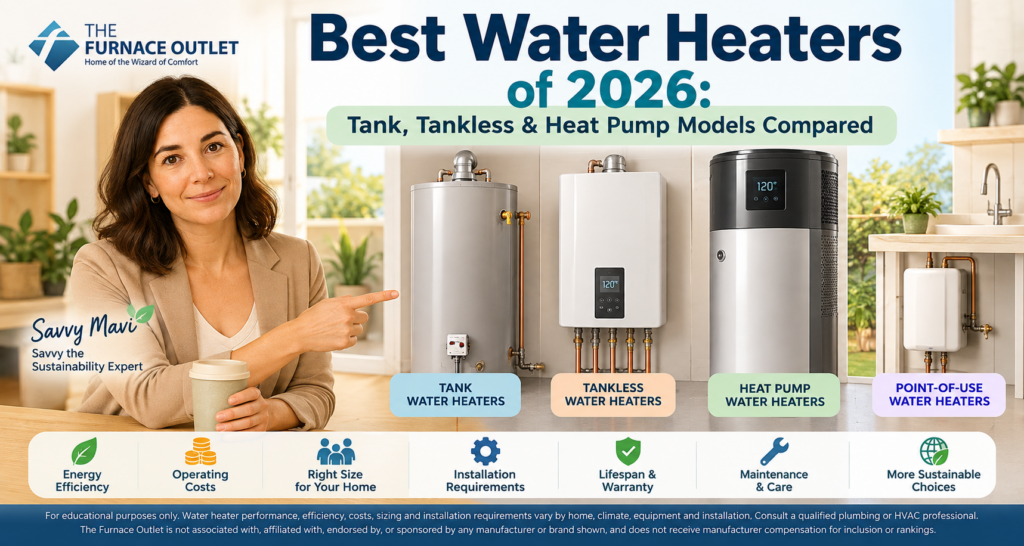 Best Water Heaters of 2026 Tank, Tankless & Heat Pump Models Compared