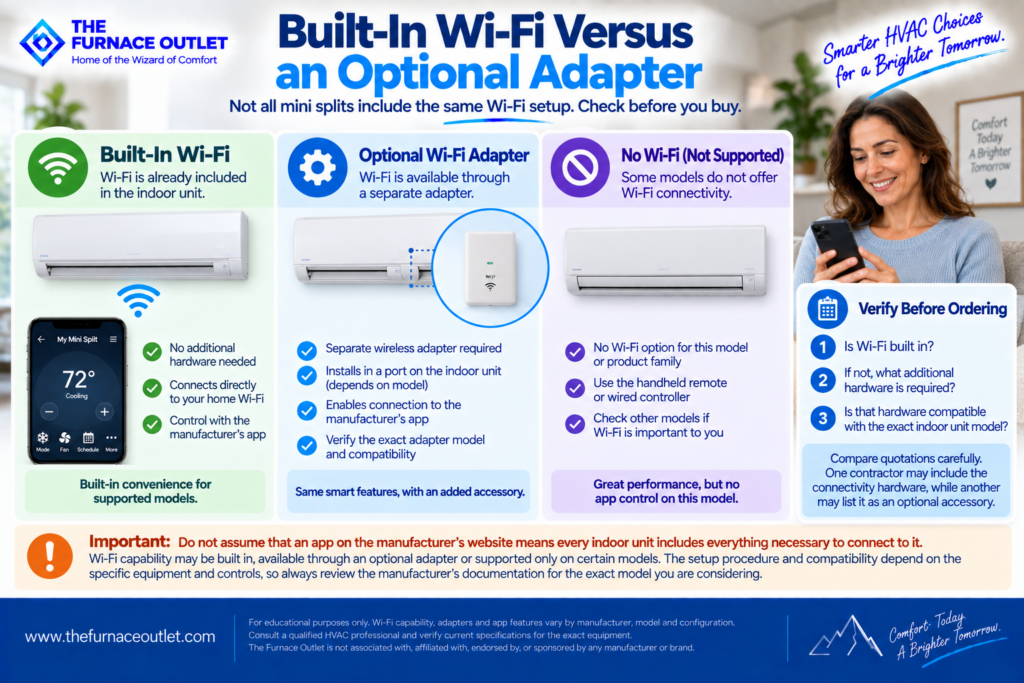 Built-In Wi-Fi Versus an Optional Adapter