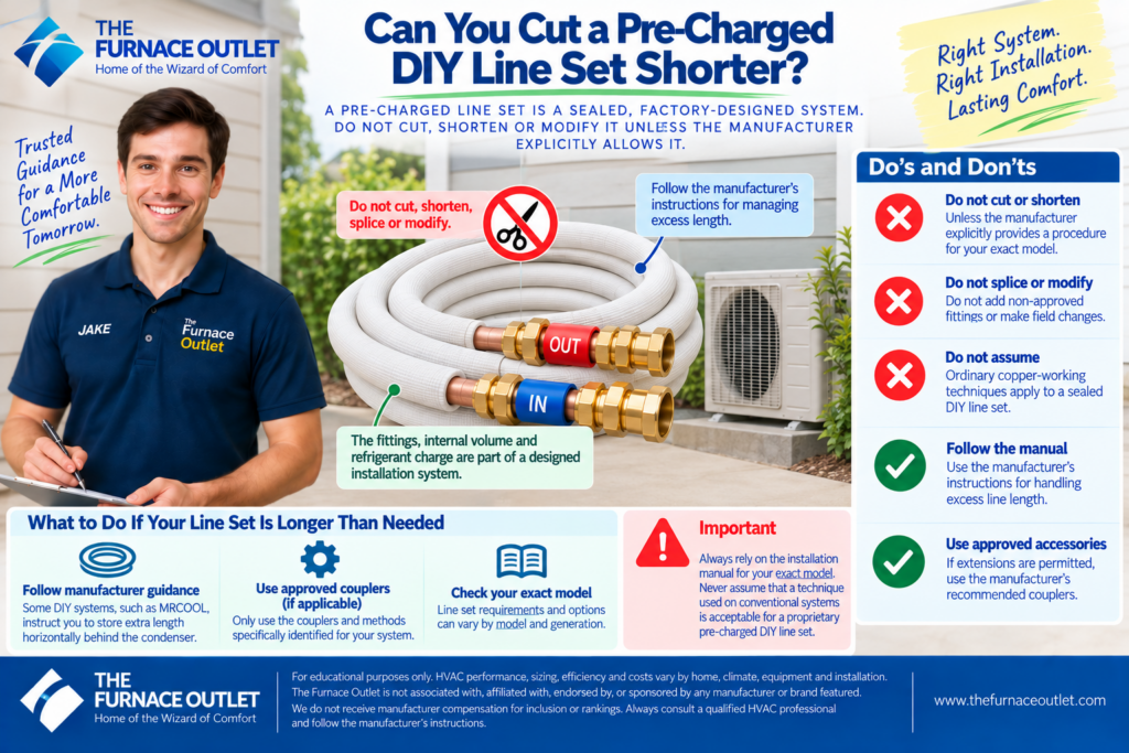 Can You Cut a Pre-Charged DIY Line Set Shorter