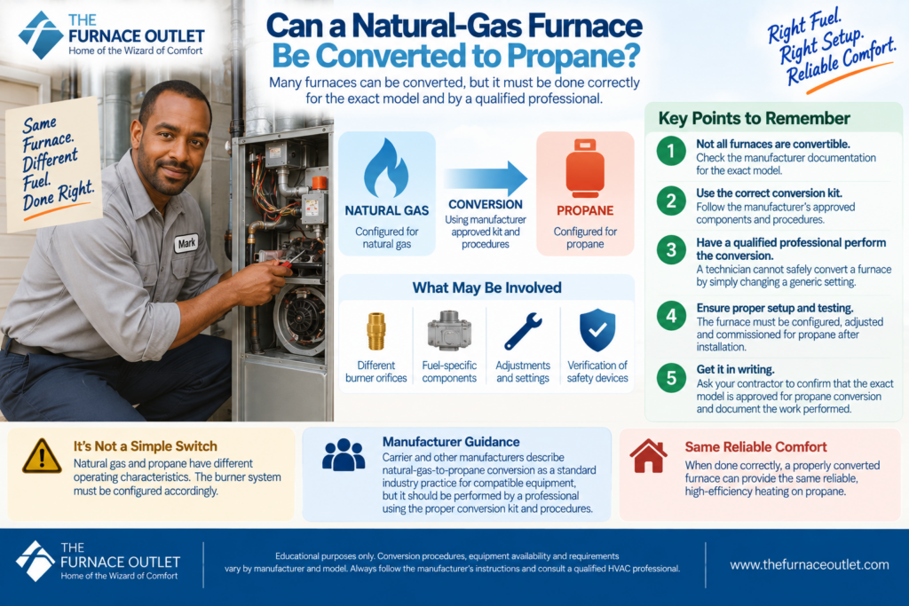 Can a Natural-Gas Furnace Be Converted to Propane