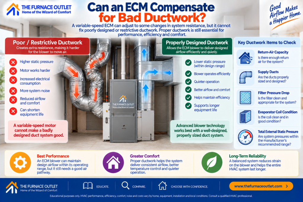 Can an ECM Compensate for Bad Ductwork