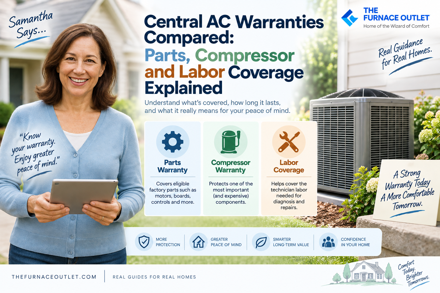 Central AC Warranties Compared: Parts, Compressor and Labor Coverage Explained