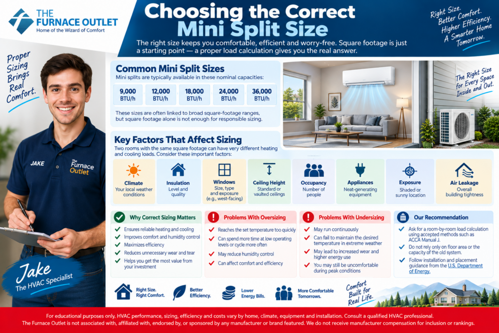 Choosing the Correct Mini Split Size