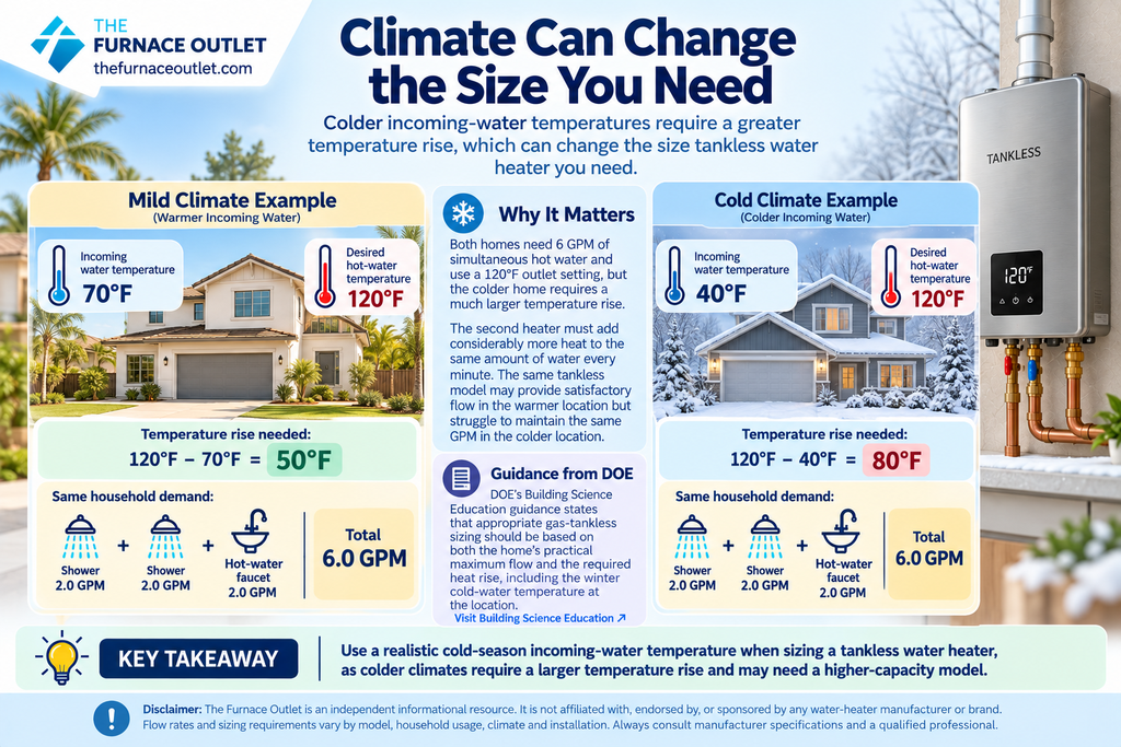 Climate Can Change the Size You Need