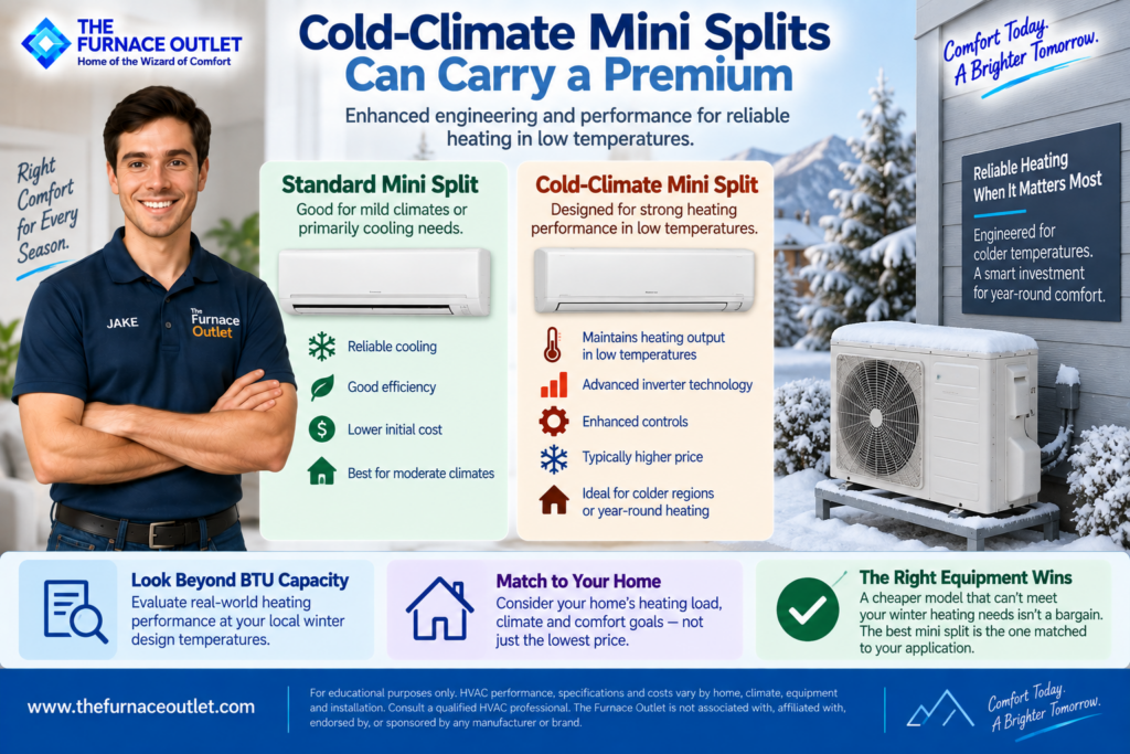 Cold-Climate Mini Splits Can Carry a Premium