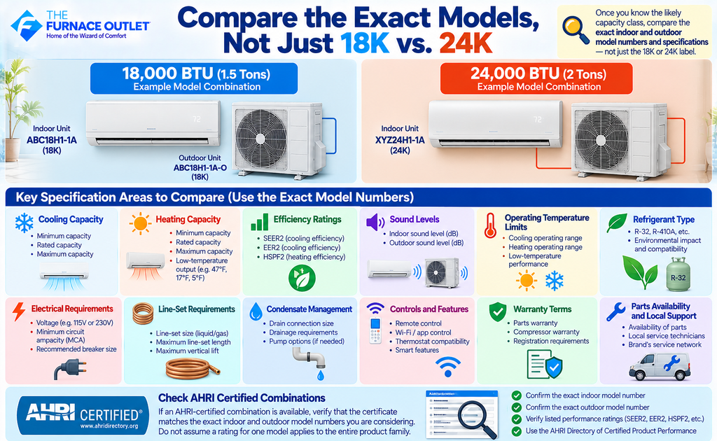 Compare the Exact Models, Not Just 18K vs. 24K
