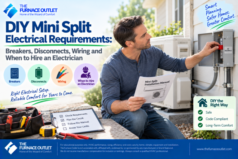DIY Mini Split Electrical Requirements Breakers, Disconnects, Wiring and When to Hire an Electrician