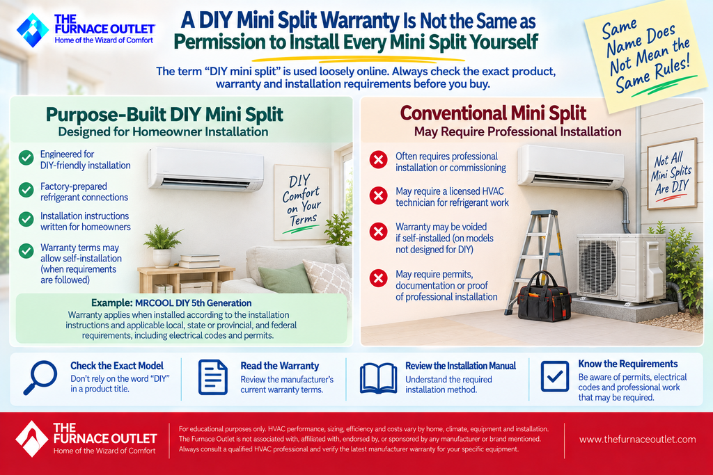 DIY Mini Split Warranty Is Not the Same as Permission to Install Every Mini Split Yourself