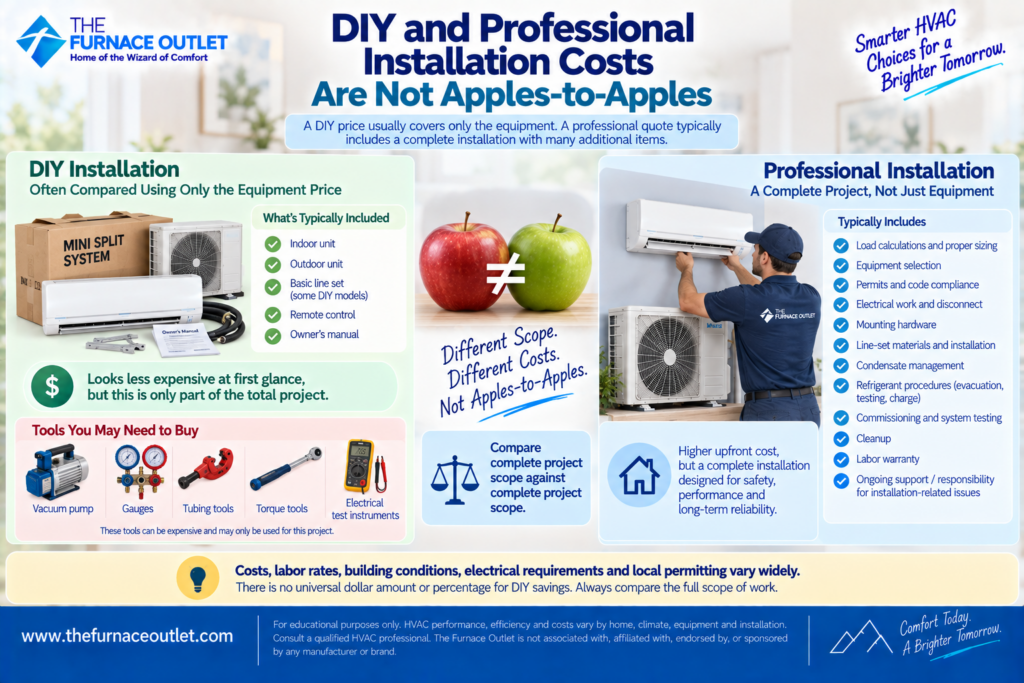 DIY and Professional Installation Costs Are Not Apples-to-Apples