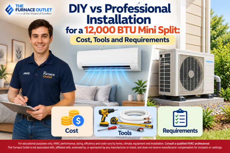 DIY vs Professional Installation for a 12,000 BTU Mini Split Cost, Tools and Requirements
