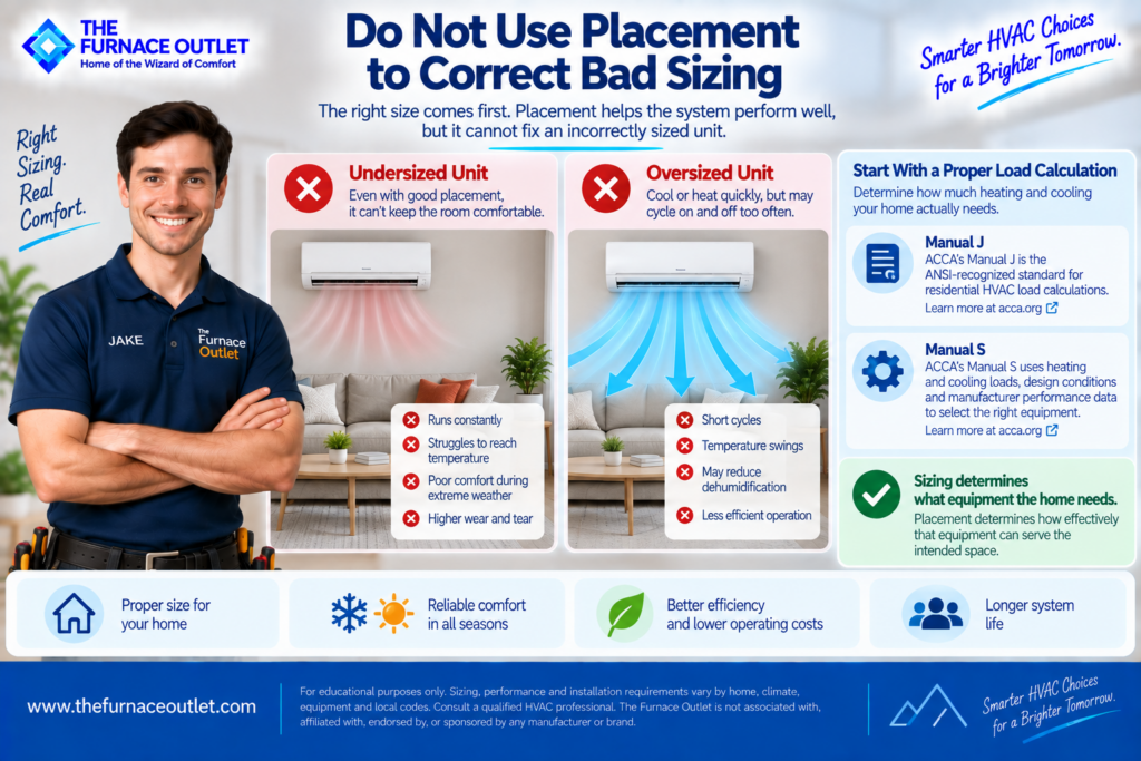 Do Not Use Placement to Correct Bad Sizing