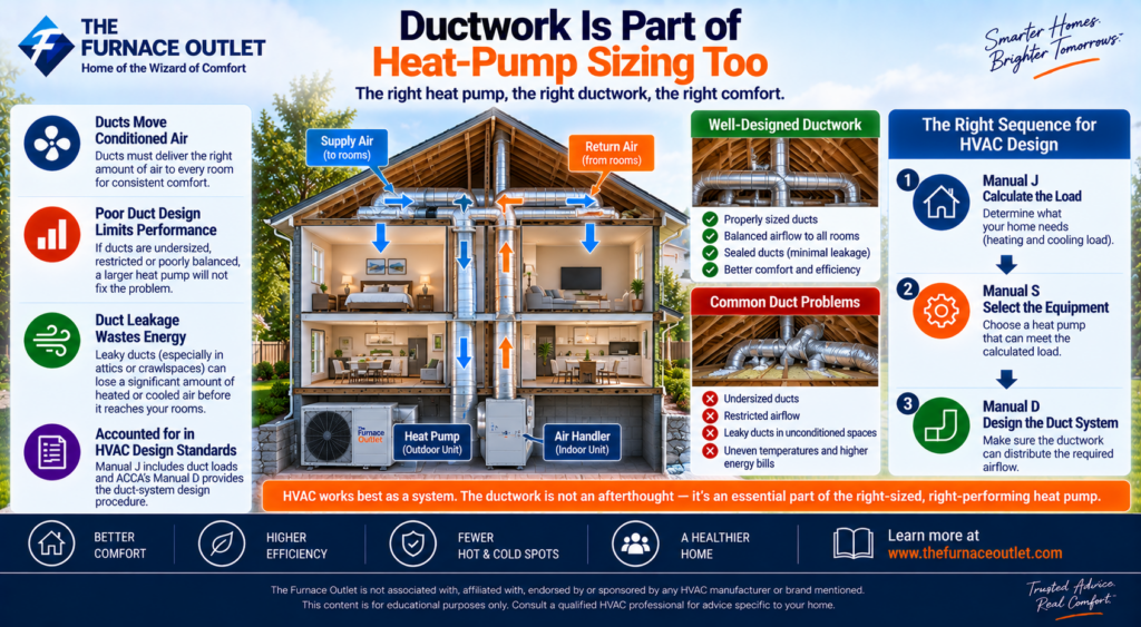 Ductwork Is Part of Heat-Pump Sizing Too