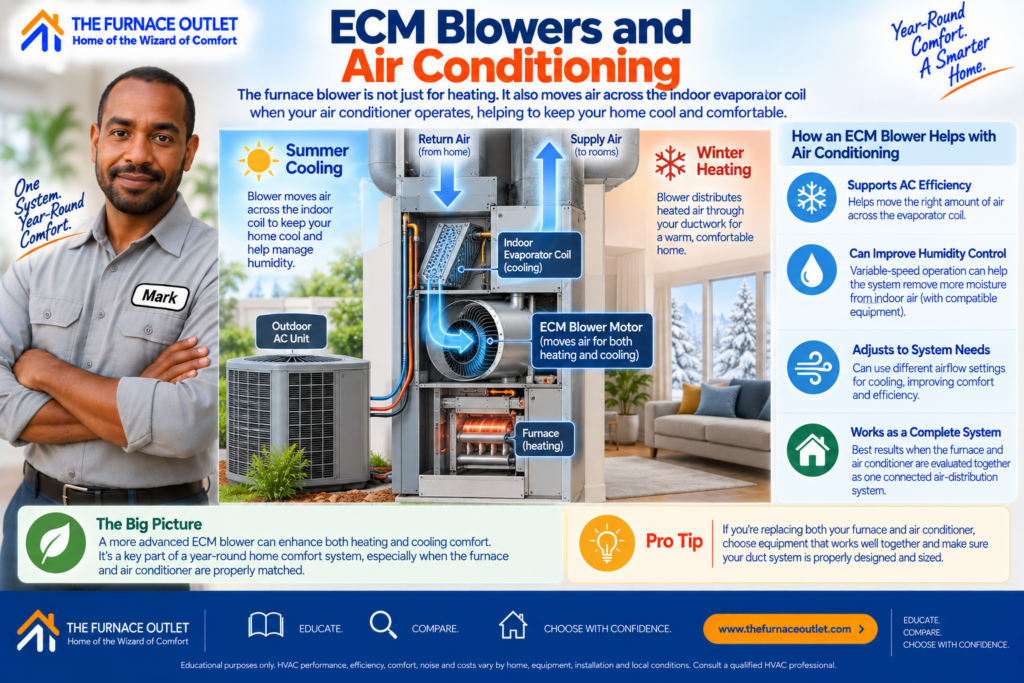 ECM Blowers and Air Conditioning