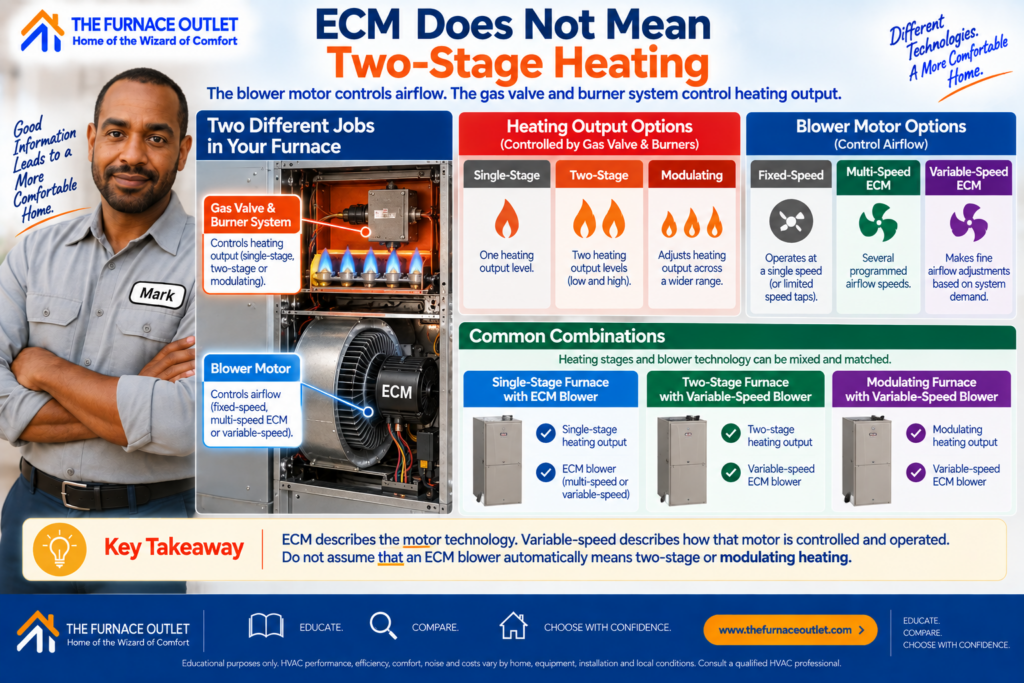 ECM Does Not Mean Two-Stage Heating