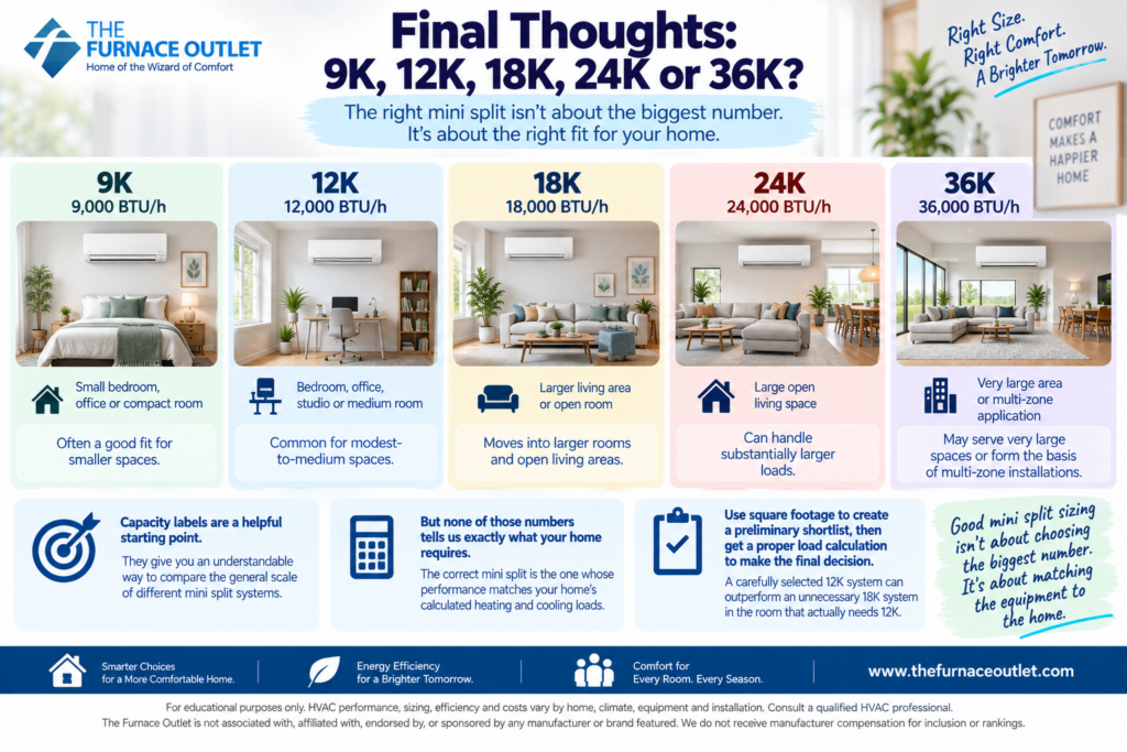 Final Thoughts 9K, 12K, 18K, 24K or 36K