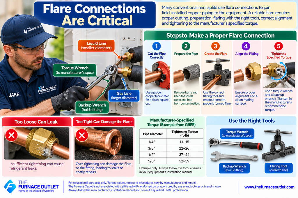 Flare Connections Are Critical