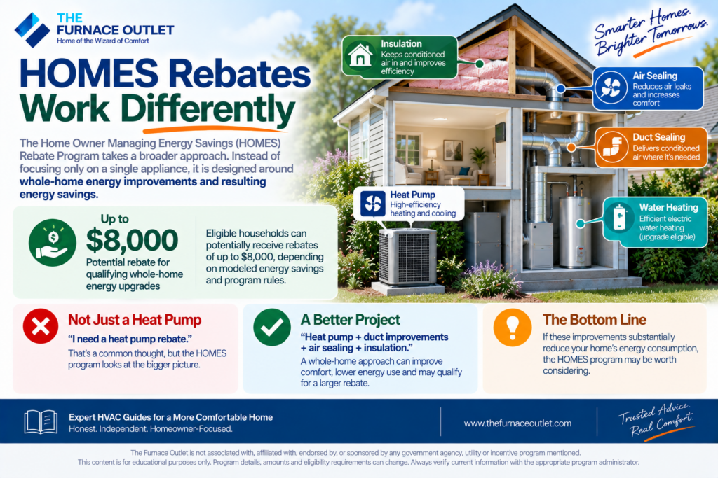 HOMES Rebates Work Differently