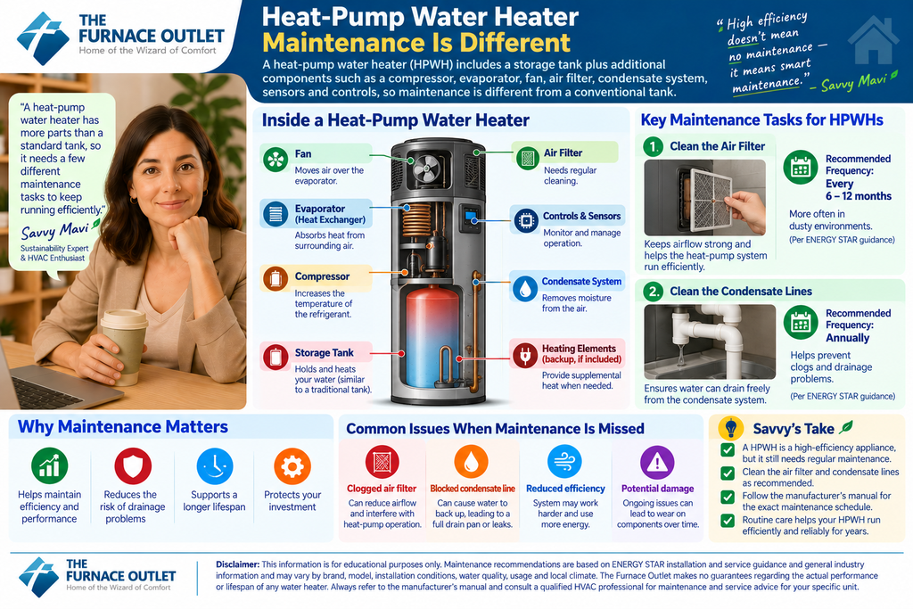Heat-Pump Water Heater Maintenance Is Different
