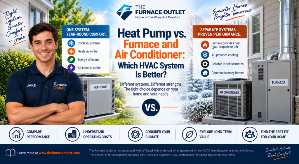 Heat Pump vs. Furnace and Air Conditioner: Which HVAC System Is Better