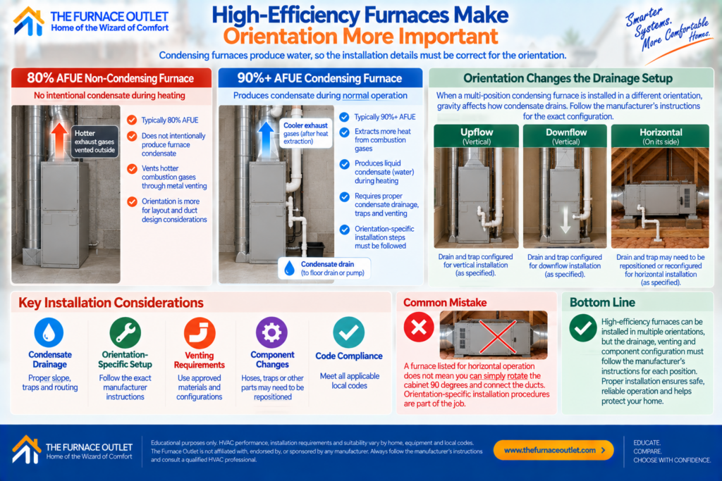 High-Efficiency Furnaces Make Orientation More Important