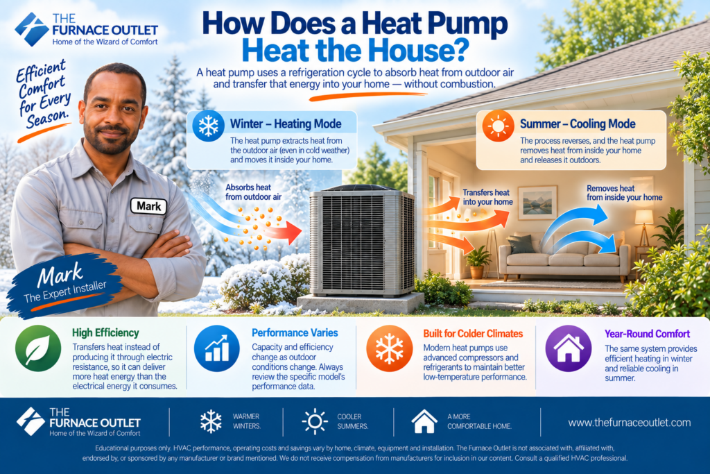 How Does a Heat Pump Heat the House
