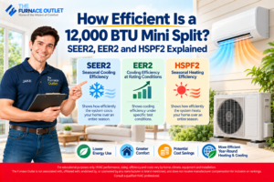 How Efficient Is a 12,000 BTU Mini Split SEER2, EER2 and HSPF2 Explained