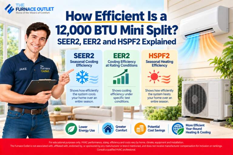 How Efficient Is a 12,000 BTU Mini Split SEER2, EER2 and HSPF2 Explained