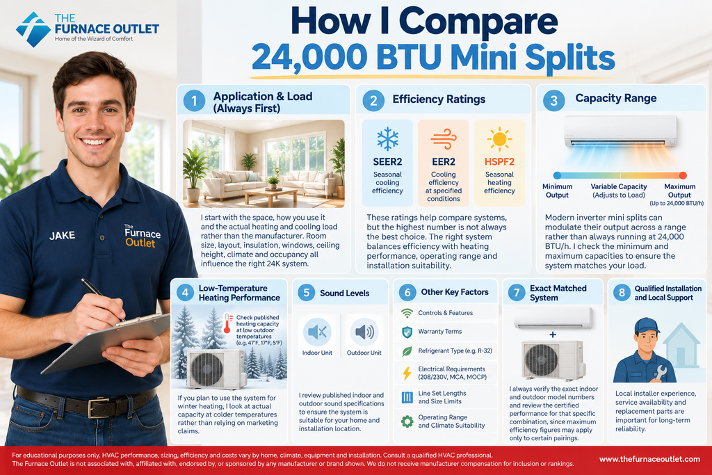 How I Compare 24,000 BTU Mini Splits